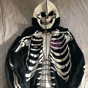 kanye west skeleton hoodie